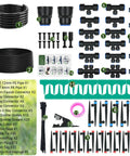Upgraded 2026 Automatic Drip Irrigation Kit for Garden and Yard with connectors and drip emitters, 100 ft tubing setup