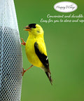 Goldfinch on Refillable Nyjer Thistle Sock Feeder With Three Socks, Easy Fill, Durable Mesh Design That Attracts Finches And Wild Birds, Ideal For Year Round Use, Pack Of 1