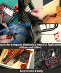 Ratcheting Screwdriver Set With Magnetic Bits And Sockets 38 Piece Includes Torx Slotted Phillips Square Nut Driver for repairs
