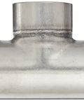 Stainless Steel 304 Sanitary Weld Short Tee Fitting One And A Half Inch Tube OD Unpolished Weld Tee For Food Grade And Beverage Lines