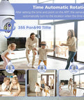 Family playing indoors shown under Outdoor 2MP Light Bulb Security Camera Wireless 2 4G WiFi 360 Degree Light Bulb Camera features.