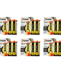 Universal Short Yellow Trim Fuel Cells For Cordless Finish And Brad Nailers With Adapter Heads Lubricating Oil Base Runs Slick And Delivers Serious Power Nonstop Pack Of Six displayed in a compact arrangement.