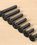 Top Tier 1/4 20 X 1 Flat Head Socket Screws and Countersunk Bolts built hardcore from premium stainless steel 18 8 304 in matte black finish.