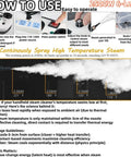 How to use the 7 In 1 Handheld Steam Cleaner With 2500W High Pressure for effective cleaning tips and steam output.