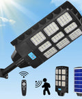 Ultra Bright Solar Street Light Outdoor Waterproof 80000LM Solar Powered Security Flood Light With Motion Sensor for Yard