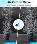 Pro Grade 25 Ft Three Sixteenth Inch Aquarium Air Hose Kit With Connectors Check Valve Control Valve Adapters in action