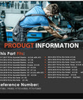  mechanic working on an engine with product fitment chart for Straight Swap AC Compressor With Clutch Assembly For Hyundai Elantra And Kia Forte