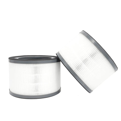 Vista 200 Replacement Filter Set For Levoit Vista 200 Air Purifier, H13 Grade HEPA With Activated Carbon, Two filters white mesh