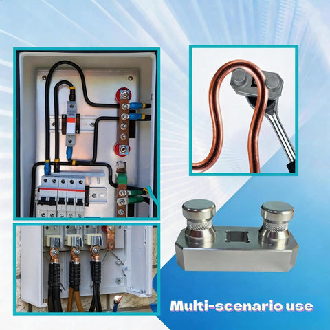 Heavy Duty 1/2 Inch Ratchet Cable Wire Bender For Up To 500 Mcm Conductors used to bend copper and aluminum wire in electrical setups.