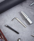 Front view: Unicraftale expanding ring mandrel set with hex Allen key; steel ring stretcher for ring turning, size 7–14.