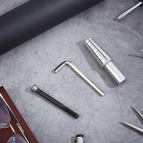 Front view: Unicraftale expanding ring mandrel set with hex Allen key; steel ring stretcher for ring turning, size 7–14.