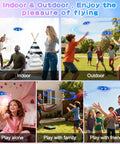 Kids Drone For Indoor And Outdoor Fun 2026 Upgrade in various settings with LED lights and gesture control for family play.