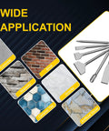 Six Piece SDS Plus Chisel Set For Concrete Tile Removal Wall Chasing And Floor Scraping Made From 40CR Steel For Tough Durability