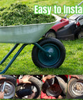 Heavy Duty 2 Pack Inner Tubes For 18x8.50-8 And 18x9.50-8 Tires With TR-13 Straight Valve Stem, installation process
