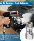 2 Pack M22 to 14mm Pressure Washer Swivel Fittings, Anti Twist Connector Joint, 360 Degree Kink Free Swivel for Gun and Hose, Stainless Steel, Handles Up To 5000 PSI on pressure washer gun