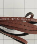 Dryer Repair Kit With Belt, Four Drum Rollers, Idler Pulley, Nine Triangle Clips And Washer, showing replacement dryer belt 3387610.