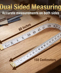 Soft Body Measurement Tape With Dual Scale 60 Inch And 150 Cm Non Stretch Lightweight Flexible Tape for measurements