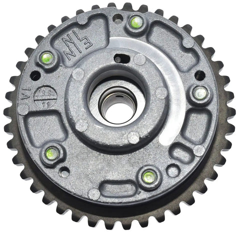Heavy Duty Variable Timing Sprocket With Corrosion Resistant Housing And Brackets top view showing detailed gear and markings.