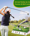 Pocket Sized Golf Reference Cards Durable PVC Cards With Tips For Iron Shots On The Go Dope Gift For Golfers Men And Women