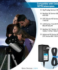 12V Power Adapter Replacement For Celestron NexStar Telescopes And Mounts 18778 shown with telescope and family viewing stars.