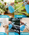 Hand Pump Sprayer 1/2 Gallon Leak Proof Water Mister With Adjustable Nozzle extended spray rod for lawn and garden care
