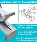 Professional Lead Came Stretcher And Vise Tool For Stained Glass Crafts with ergonomic grip and precision alignment features.