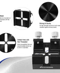 Universal Dovetail Base For Finder Scopes, Quick Release Aluminum Telescope Mount with drilled holes for screws up to 5mm