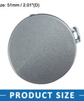 Tow Hook Eye Hole Cover For BMW 328i 2009 2012 Front Bumper Gray OEM Replacement No Hassle Fitment 51mm Size