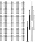 Double Headed Skirting Nails With Six Sleeve Tools For Invisible Seamless Baseboard Installation And Trim, 2 Sided Design For 360 Grip And Easy Angled Driving, Value Pack Of 600 Nails displayed in rows