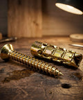 6x14mm Short Expansion Screw Set For Cabinet And Door Hinges, Stripped Hole Repair Kit with Expansion Anchors on wood surface