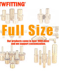 Nickel Brass 90 Degree Barb Elbow Hose Fitting Five Eighth Inch Inner Diameter One Quarter Inch Male NPT Thread 200 Piece
