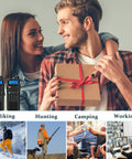 Dual Band 8W Ham Radio Handheld With 3800mAh Battery, Long Range Two Way Radio Kit in outdoor and gift settings