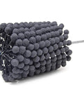 FLEX-HONE Deburring And Finishing Tool Pro Grade 4 1/4 Inch Diameter 240 Grit Silicon Carbide close-up on abrasive beads
