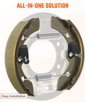 Brake Shoes Spring Kit For Club Car DS And Precedent Golf Carts 1995 And Up, 4 Piece Replacement Set with springs, gold color