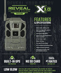 Hella Rugged Cellular LTE Trail Camera With Kick Ass Night Vision And Waterproof Build Designed For Slick Wildlife Tracking And Seamless Multi Carrier Connectivity features and specs image showing design and specifications.