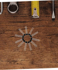 15 Piece Linear Hall Effect Sensor Module Kit For Automotive And Industrial Applications on a wooden surface with tools.