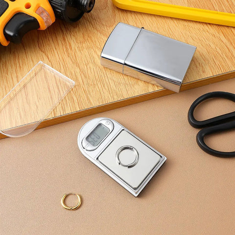 Best Lil Pocket Digital Jewelry Scale Mini Gram Scale for Jewelry and Small Items next to crafting supplies