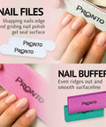 Gel Nail Polish Remover Kit With 8 Oz Pure Acetone Nail File Soak Off Bowl Buffer Block Cuticle Pusher And Scraper All In One Manicure Set