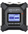 Professional Field Recorder For Filmmakers And Musicians With Two Locking XLR And TRS Inputs, 32 Bit Float, Dual AD Converters front view