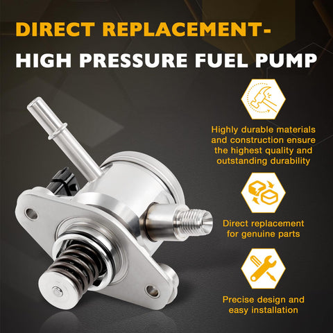 High Pressure Fuel Pump Kit With Gasket And Bolts For 2010 To 2017 Buick LaCrosse Verano Regal Chevrolet Equinox Malibu Impala Captiva Sport And GMC Terrain
