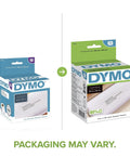 No Sweat White Mailing Address Labels For Slick Office Packing Feature Direct Thermal Printing With Zero Ink Or Toner Strong Self Adhesive Backing Peels Instantly Two Rolls Hold Seven Hundred Sheets Ready For Your Next Shipping Spree packaging shown in two boxes