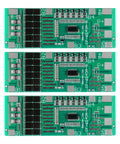 Heavy Duty 3 Pack 6S 24V 18650 Lithium Battery BMS Board stacked with balance circuit for power tools and solar builds.