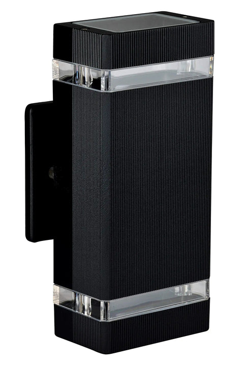 4 Pack LED Square Up And Down Outdoor Wall Lights Aluminum Waterproof Exterior Lamps 3000K 5W ETL Listed Weatherproof