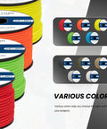 Heavy Duty Bungee Cord One Eighth Inch By 100 Feet Elastic Shock Rope in various colors for tarps, trailers, backpacks, and kayaks