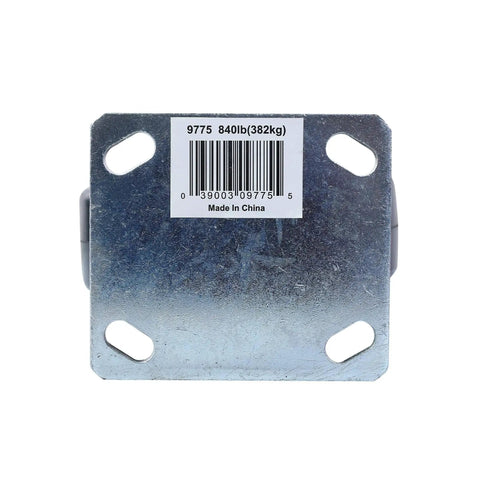 Rock Solid 6 Inch Phenolic Rigid Plate Caster Built Like A Tank For Heavy Hauls 840 Lb Load Capacity Smooth Rolling Industrial Workhorse With Cold Forged Steel Mounting Plate