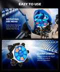 Orion Motor Tech brake line flaring tool kit with rotating die head and 45° & 37° flares; features clear size labels.