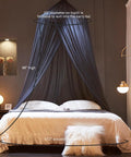 Bed Canopy Mosquito Net For Indoor Outdoor Use Dome Style Bed Tent With 90 Inch Height And 23 Inch Hoop Fits Single To King Beds