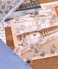 Heavy Duty Gold Push Pins With Crisp Clear Round Heads Top Shelf Office Gear For Maps Bulletin Boards And Cork Walls 100 Count on bulletin board.