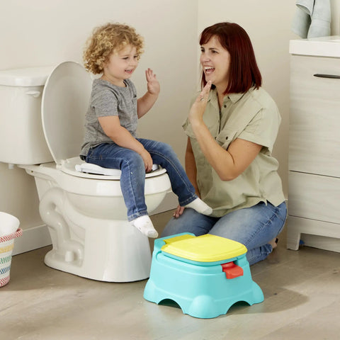 Ready Set Potty 3 In 1 Toilet Seat And Step Stool Combo Built Tough For Kids 1 To 3 Years Features Super Cool Flush Sounds Hassle Free Cleaning Portable Travel Gear That Makes Bathroom Training An Absolute Breeze