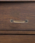Rustic Bronze Cabinet Drawer Pulls 6 Pack Vintage Iron Wardrobe Handles For Kitchen Cupboard Hardware on wooden surface